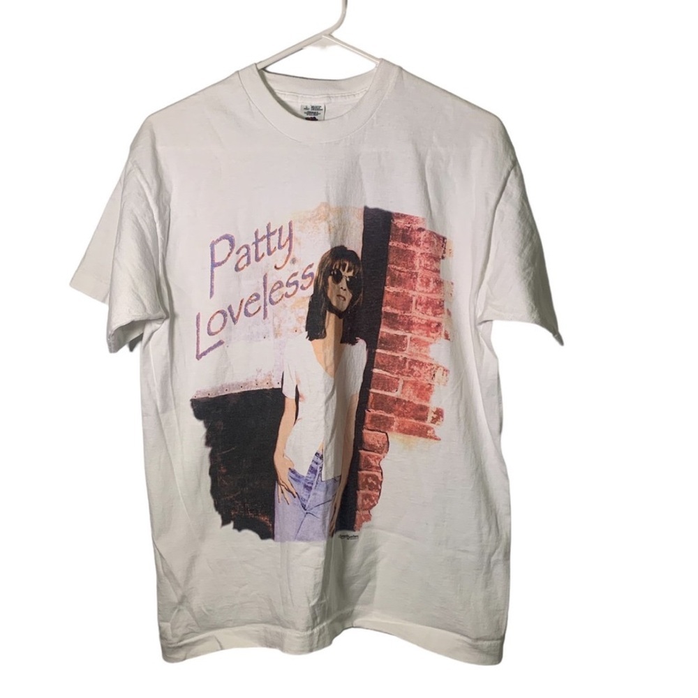 Patty Loveless Large White 90s Vintage‎ T Shirt